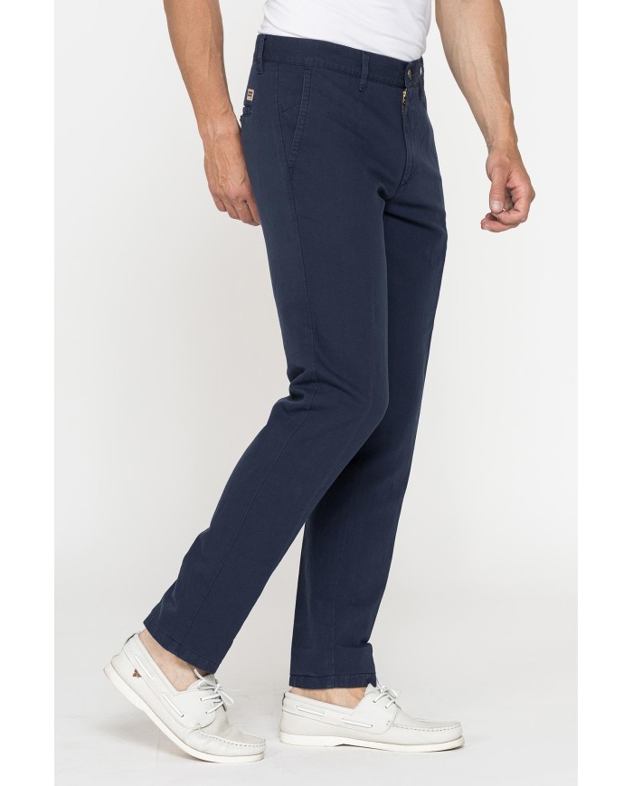 PANTALONE CHINO MOD. 624 IN TESSUTO LINO E COTONE