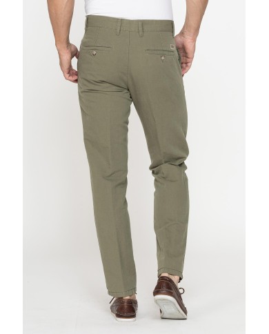 PANTALONE CHINO MOD. 624 IN TESSUTO LINO E COTONE