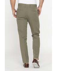 PANTALONE CHINO MOD. 624 IN TESSUTO LINO E COTONE