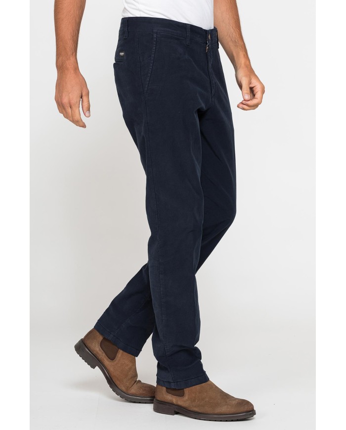 CHINO MOD. 624 FUSTAGNO ELASTICIZZATO. Vita regolare, gamba regolare