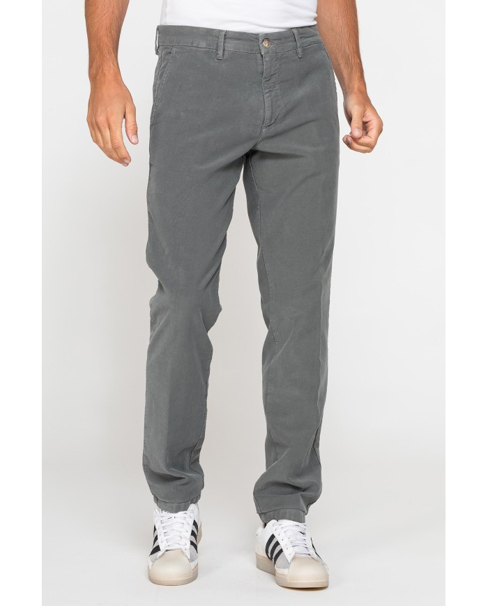 CHINO MOD. 624 FUSTAGNO ELASTICIZZATO. Vita regolare, gamba regolare