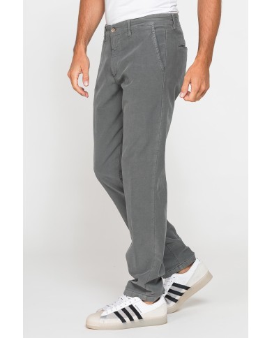 CHINO MOD. 624 FUSTAGNO ELASTICIZZATO. Vita regolare, gamba regolare