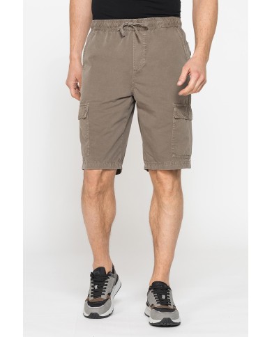 BERMUDA CON TASCONI IN GABARDINA LEGGERA 7 oz.