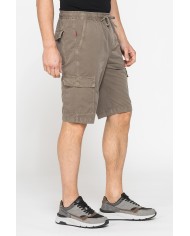 BERMUDA CON TASCONI IN GABARDINA LEGGERA 7 oz.