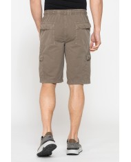 BERMUDA CON TASCONI IN GABARDINA LEGGERA 7 oz.