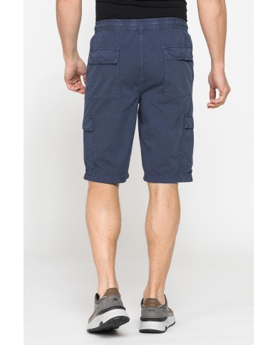 BERMUDA CON TASCONI IN GABARDINA LEGGERA 7 oz.