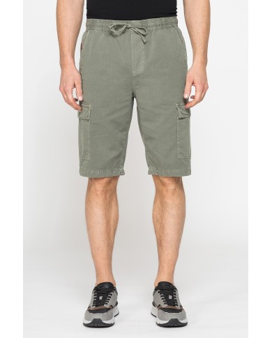 BERMUDA CON TASCONI IN GABARDINA LEGGERA 7 oz.