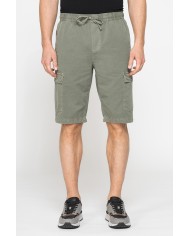 BERMUDA CON TASCONI IN GABARDINA LEGGERA 7 oz.