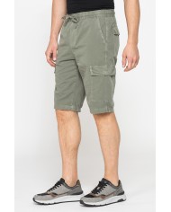 BERMUDA CON TASCONI IN GABARDINA LEGGERA 7 oz.