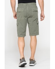 BERMUDA CON TASCONI IN GABARDINA LEGGERA 7 oz.