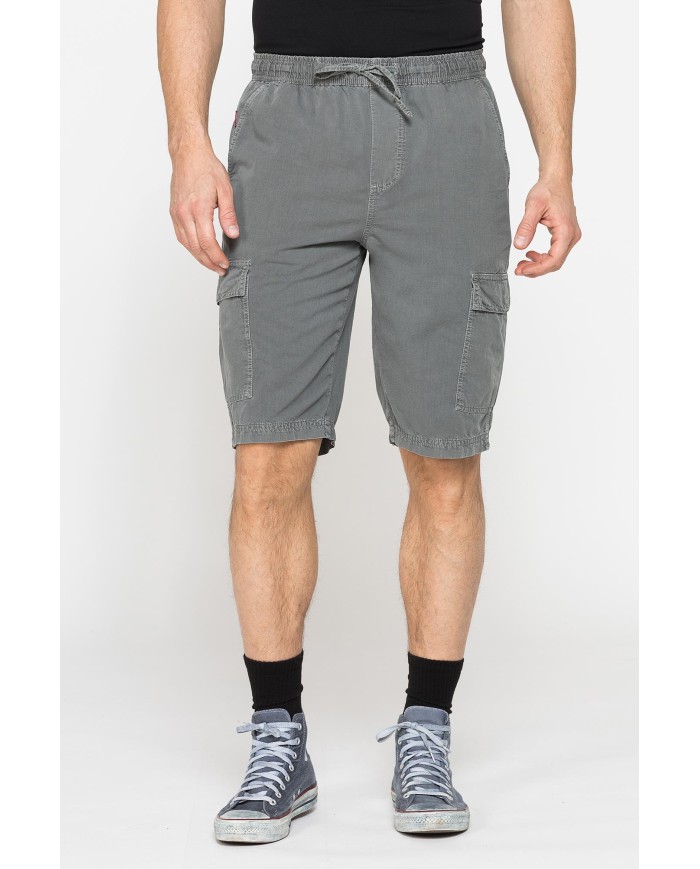 BERMUDA CON TASCONI IN GABARDINA LEGGERA 7 oz.