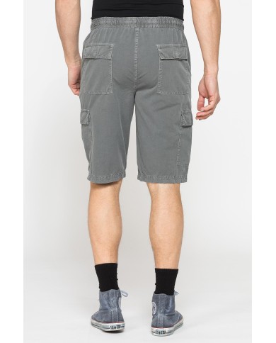 BERMUDA CON TASCONI IN GABARDINA LEGGERA 7 oz.