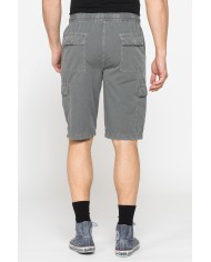 BERMUDA CON TASCONI IN GABARDINA LEGGERA 7 oz.