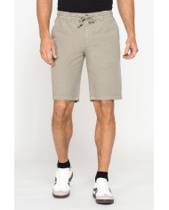 BERMUDA IN RIPSTOP LEGGERO CON ELASTICO E COULISSE