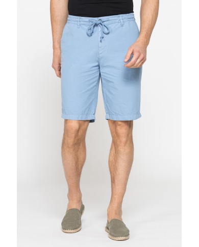 BERMUDA IN RIPSTOP LEGGERO CON ELASTICO E COULISSE