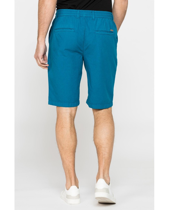 BERMUDA IN RIPSTOP LEGGERO CON ELASTICO E COULISSE