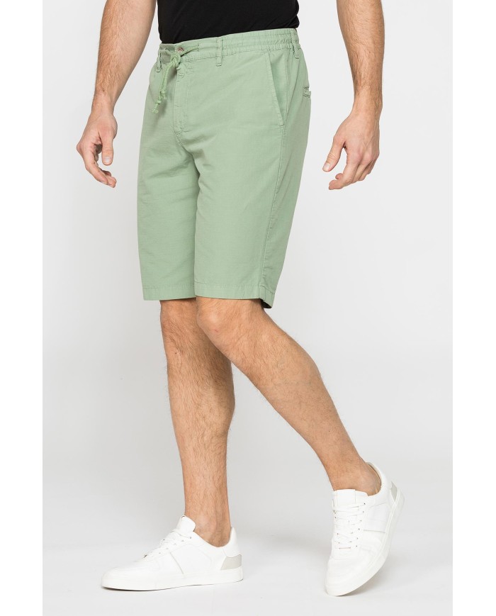 BERMUDA IN RIPSTOP LEGGERO CON ELASTICO E COULISSE