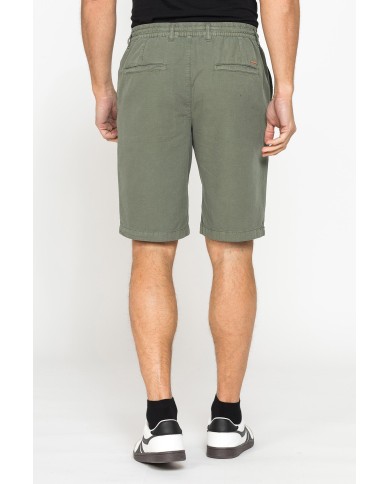 BERMUDA IN RIPSTOP LEGGERO CON ELASTICO E COULISSE