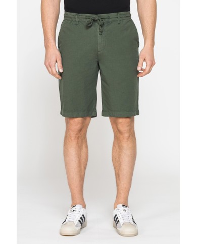 BERMUDA IN RIPSTOP LEGGERO CON ELASTICO E COULISSE