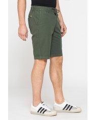 BERMUDA IN RIPSTOP LEGGERO CON ELASTICO E COULISSE