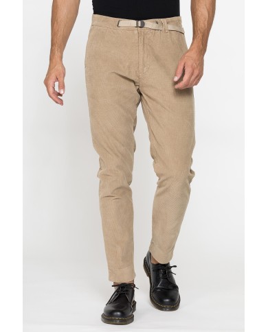 PANTALONE CON CINTURA MOD. 639 IN VELLUTO MALTAGLIATO