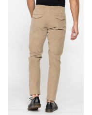 PANTALONE CON CINTURA MOD. 639 IN VELLUTO MALTAGLIATO