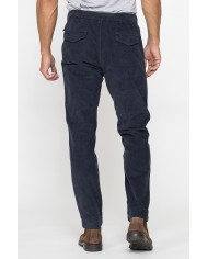 PANTALONE CON CINTURA MOD. 639 IN VELLUTO MALTAGLIATO