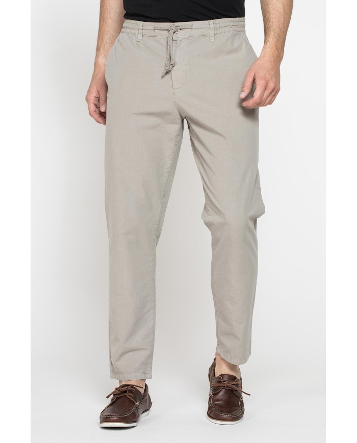 PANTALONI CHINO IN RIPSTOP CON COULISSE IN VITA
