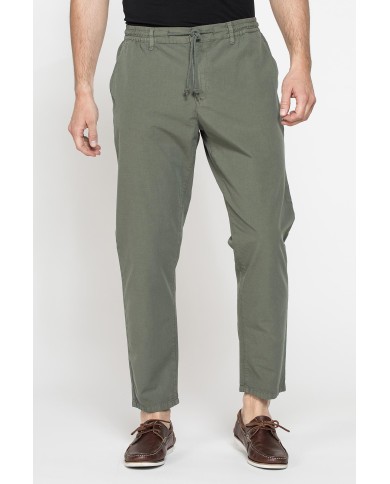 PANTALONI CHINO IN RIPSTOP CON COULISSE IN VITA