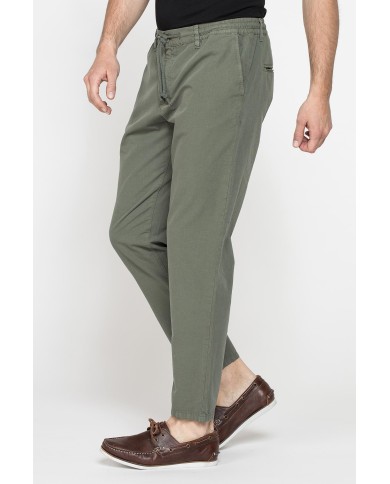 PANTALONI CHINO IN RIPSTOP CON COULISSE IN VITA