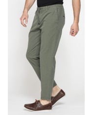 PANTALONI CHINO IN RIPSTOP CON COULISSE IN VITA