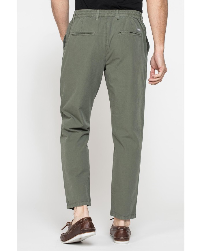 PANTALONI CHINO IN RIPSTOP CON COULISSE IN VITA