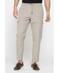 PANTALONI CHINO CON COULISSE E TASCONI LATERALI