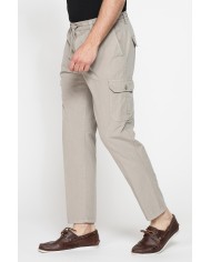 PANTALONI CHINO CON COULISSE E TASCONI LATERALI