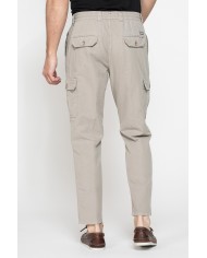 PANTALONI CHINO CON COULISSE E TASCONI LATERALI