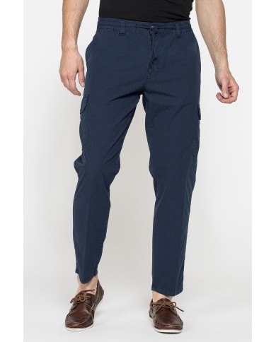 PANTALONI CHINO CON COULISSE E TASCONI LATERALI