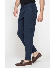 PANTALONI CHINO CON COULISSE E TASCONI LATERALI