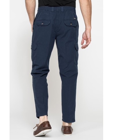 PANTALONI CHINO CON COULISSE E TASCONI LATERALI