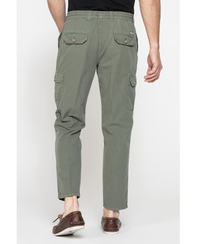 PANTALONI CHINO CON COULISSE E TASCONI LATERALI