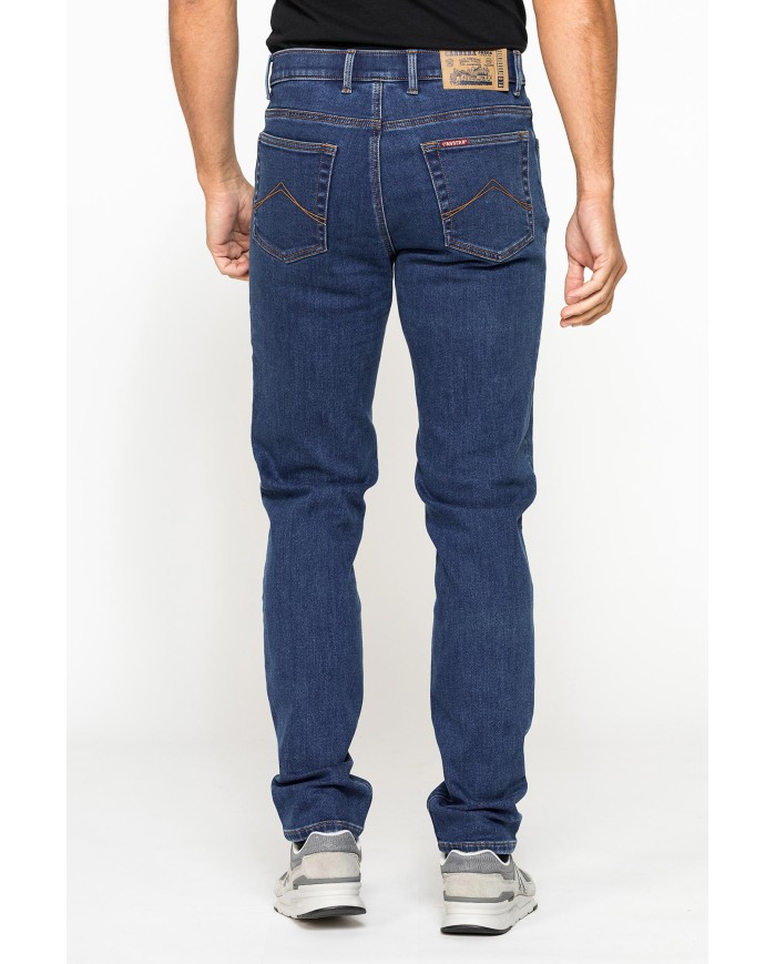 JEANS TERMICO INVERNALE CON FINITURA INTERNA IN FELPA