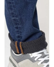 JEANS TERMICO INVERNALE CON FINITURA INTERNA IN FELPA
