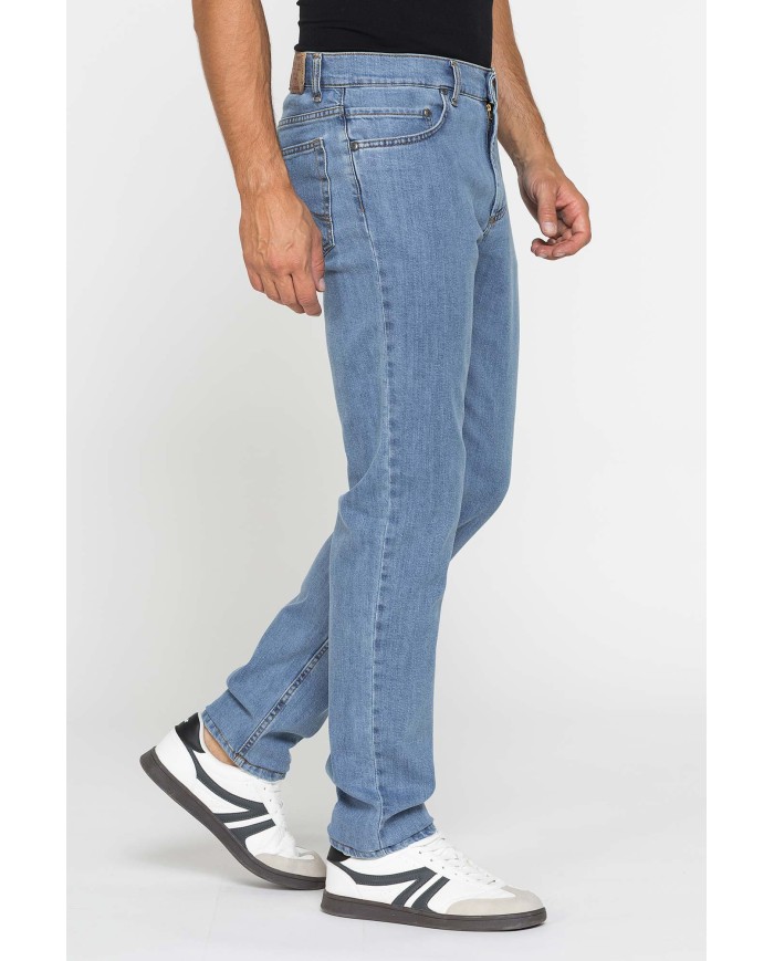 JEANS UOMO 5 TASCHE MOD. 700  IN DENIM ELASTICIZZATO 13 oz.