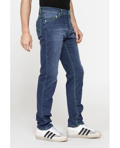 JEANS UOMO MOD. 700 REGULAR FIT CON DETTAGLI A CONTRASTO