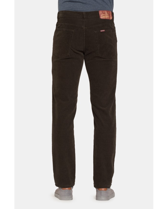 5 TASCHE IN VELLUTO 1000 RIGHE STRETCH MOD. 700 REGOLARE