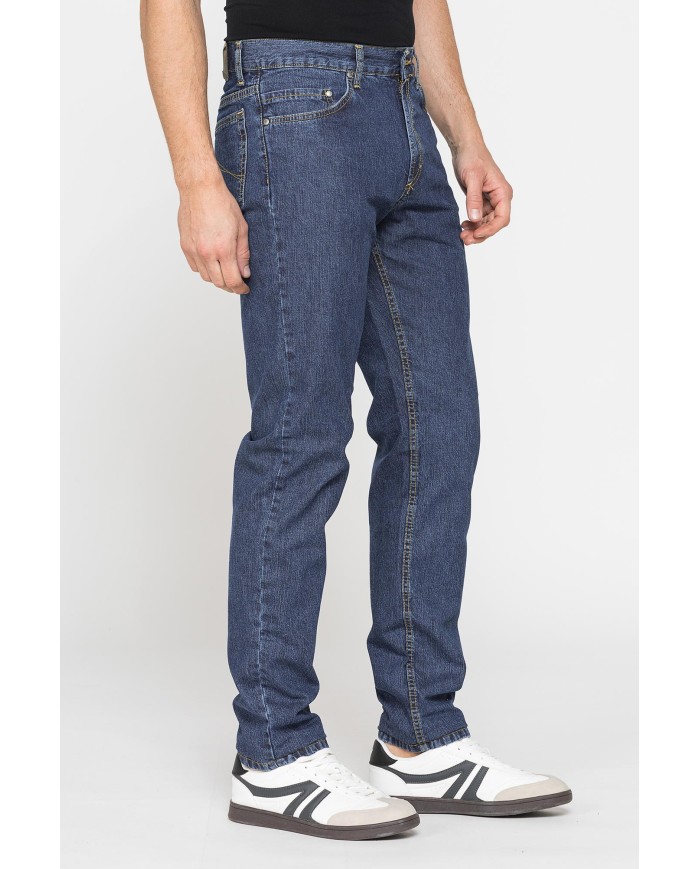 JEANS MOD. 700 REGOLARE IN DENIM FERMO LEGGERO 10,5 oz.