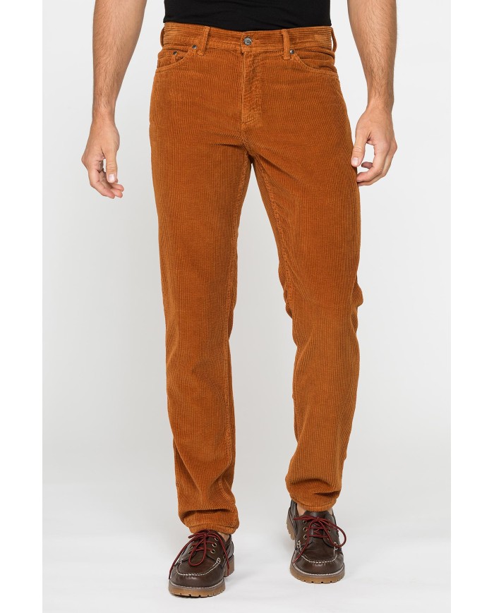 PANTALONE MOD. 700 REGOLARE IN VELLUTO  250 RIGHE