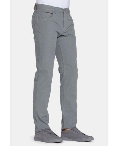 PANTALONE 5TASCHE MOD.700 IN TELA FIAMMATA. Vita regolare con zip gamba comoda.