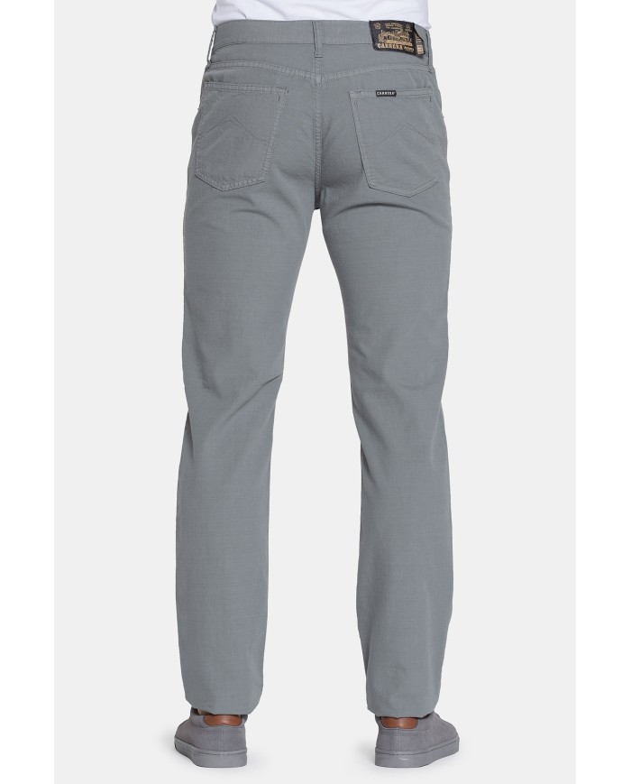 PANTALONE 5TASCHE MOD.700 IN TELA FIAMMATA. Vita regolare con zip gamba comoda.