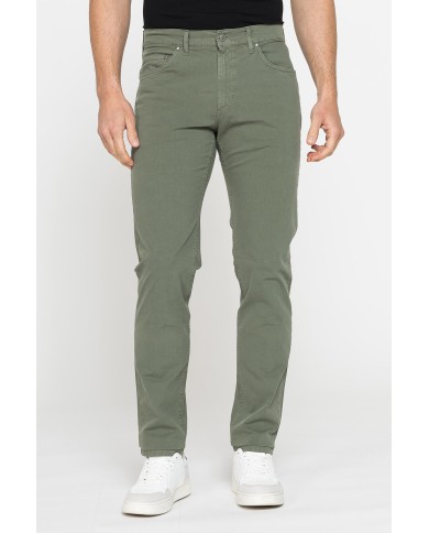 PANTALONE 5 TASCHE IN TELA LEGGERA ELASTICIZZATA