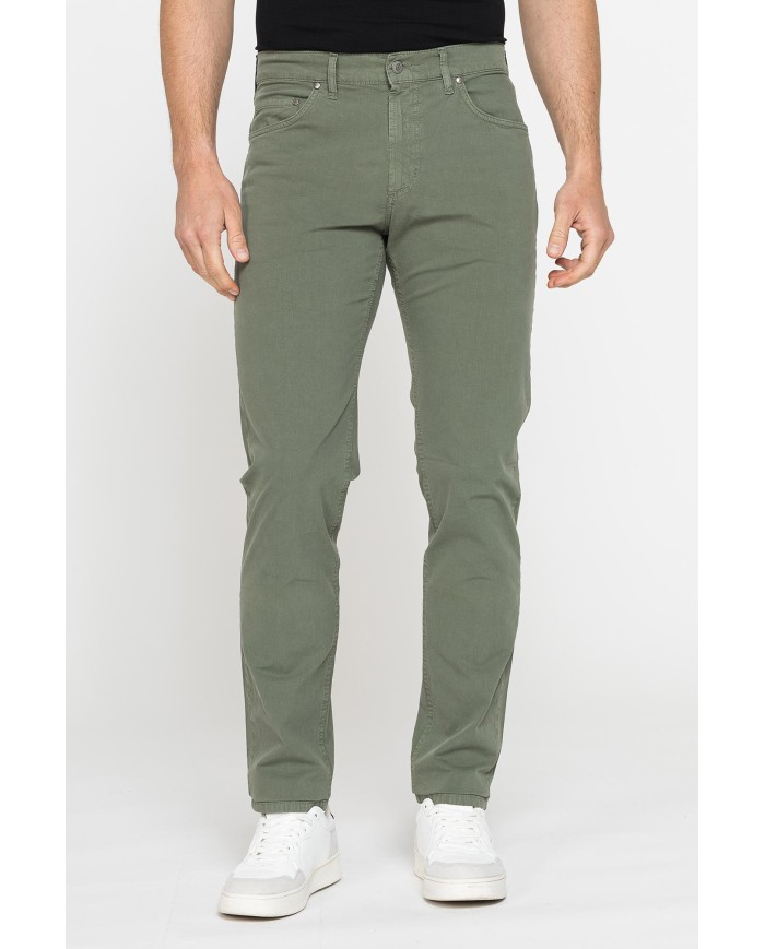 PANTALONE 5 TASCHE IN TELA LEGGERA ELASTICIZZATA